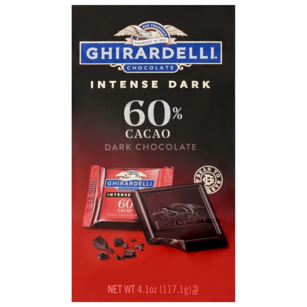 Ghirardelli Squares 60% Cacao Dark 150g Bag - Image 2