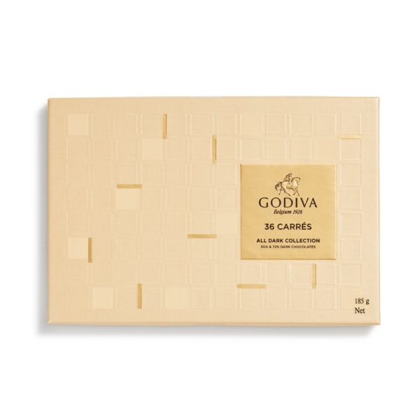 Godiva Carrés 72% Dark Chocolate 36-pc Box - Image 5