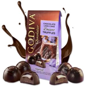 Godiva Chocolate Lava Cake Dessert Truffles 119g Bag