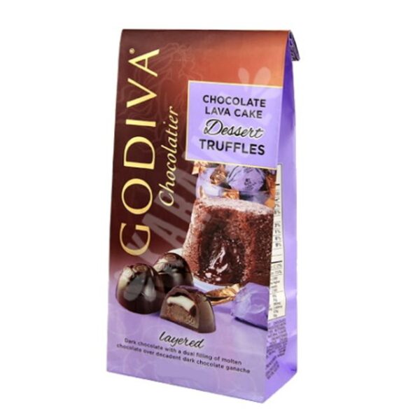 Godiva Chocolate Lava Cake Dessert Truffles 119g Bag - Image 3