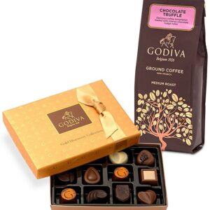 Godiva Gold Discovery Collection Assorted Pralines & Ganaches 12 pc Box