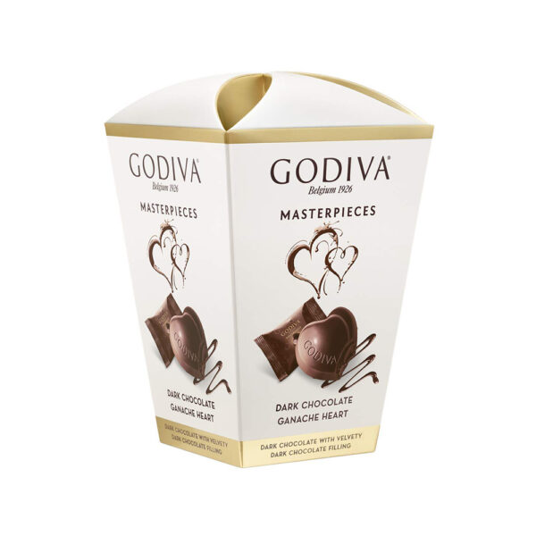Godiva Masterpieces Dark Chocolate Ganache Heart 146g Bag