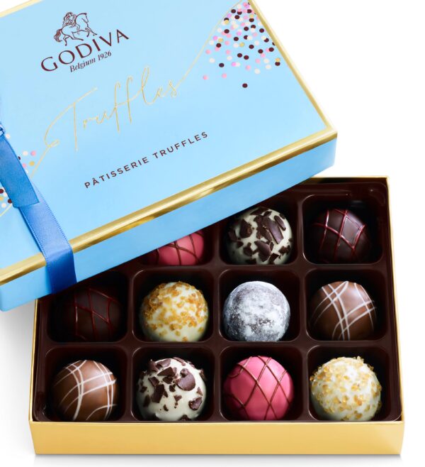 Godiva Patisserie Dessert Truffles 12-pc Box Luxury Gifting - Image 2