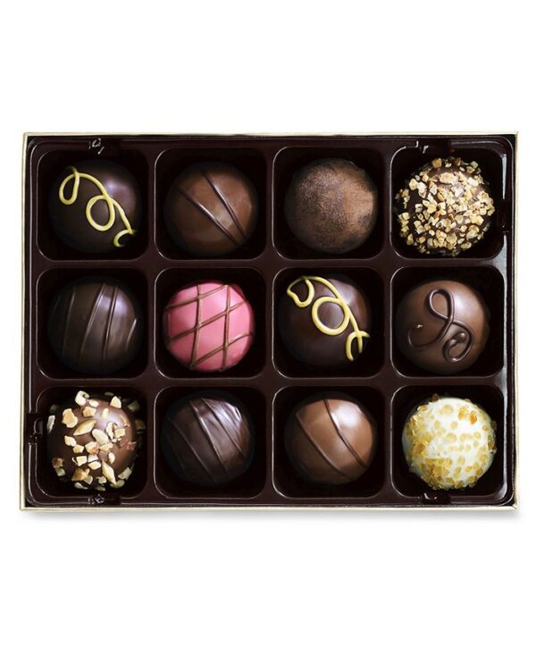 Godiva Signature Truffles Assorted 12 pc Box - Image 2