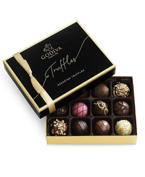 Godiva Signature Truffles Assorted 12 pc Box - Image 3