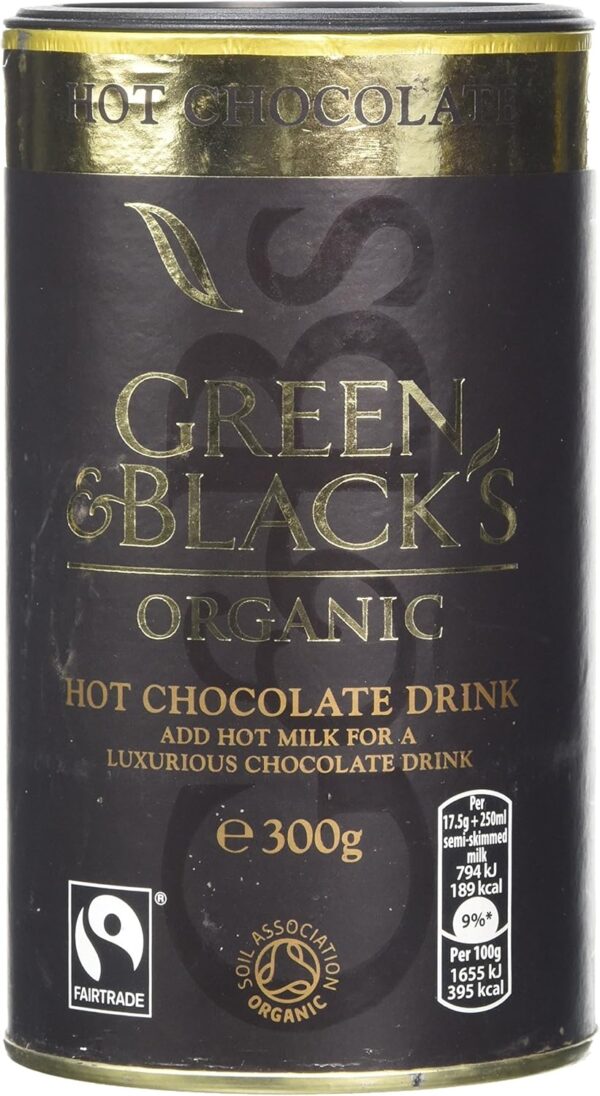 Green & Black's Organic Hot Chocolate 300g Jar - Image 3