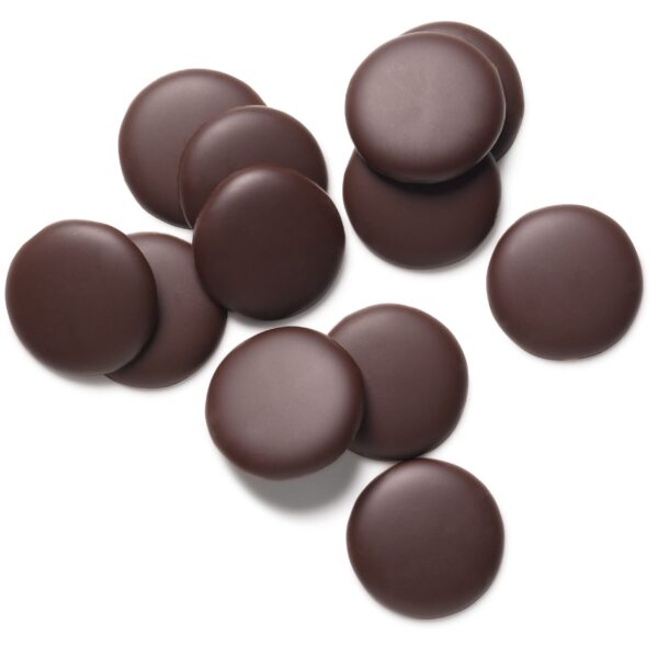 Guittard Couverture Wafers 63% Extra Dark Chocolate 2.5kg Bag - Image 3