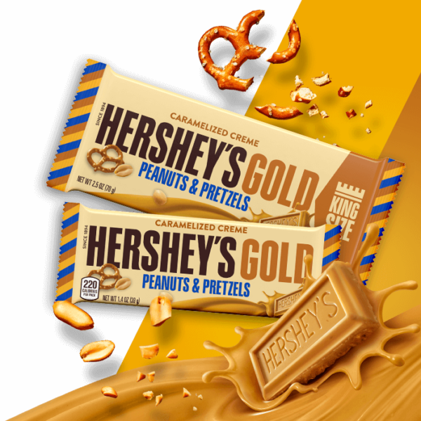 Hershey's Gold Bar Peanuts & Pretzels 39g - Image 8
