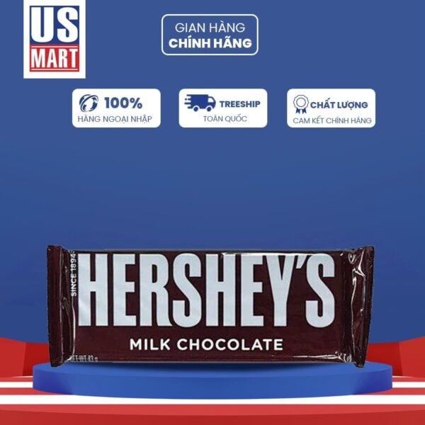 Hershey's Milk Chocolate Bar Classic 43g - Image 4