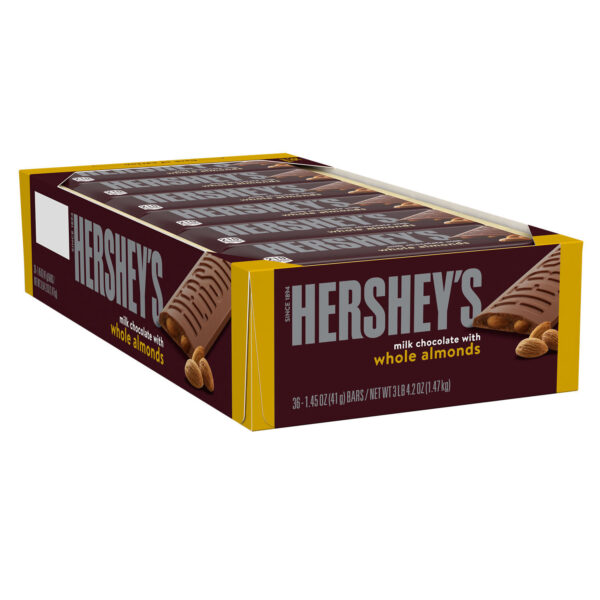 Hershey's Milk Chocolate with Almonds Bar Classic 41g - Image 3