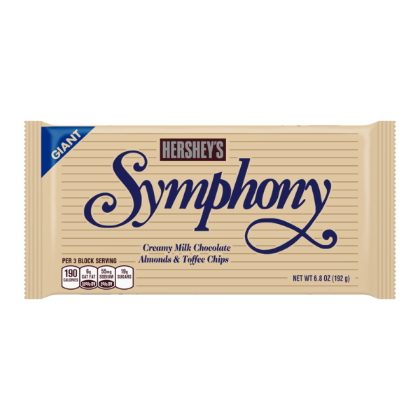 Hershey's Symphony Bar Almonds & Toffee 120g