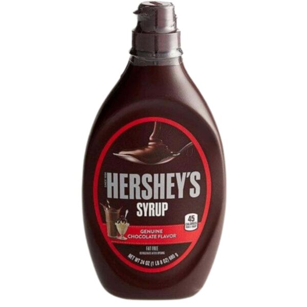 Hershey's Syrup Genuine Chocolate 680g Bottle - Image 2