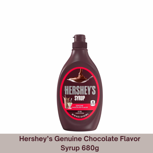 Hershey's Syrup Genuine Chocolate 680g Bottle - Image 4