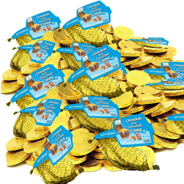 House Brand Chocolate Coins (Gelt) Milk Chocolate 75g Net Bag - Image 4