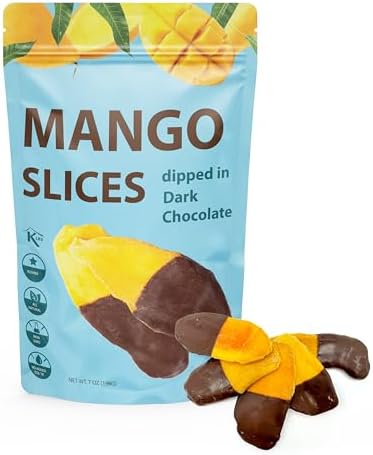 House Brand Chocolate Covered Mango Slices 500g Tub