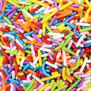 House Brand Rainbow Sprinkles (Jimmies) 250g Jar