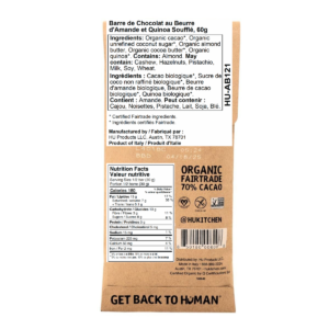 Hu Almond Butter + Puffed Quinoa Bar 60g