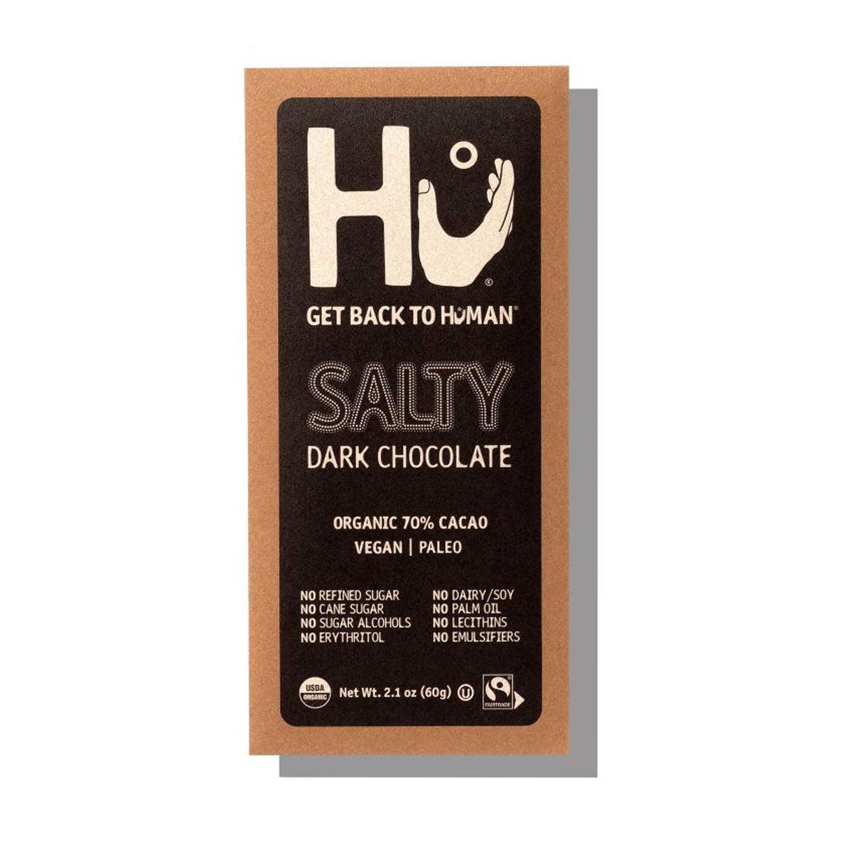 Hu Salty Dark Chocolate Bar 70% Cacao 60g