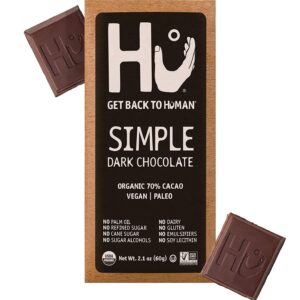 Hu Simple Dark Chocolate Bar 70% Cacao 60g
