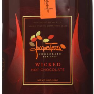 Jacques Torres Hot Chocolate Mix Wicked (Spicy) 510g Tin