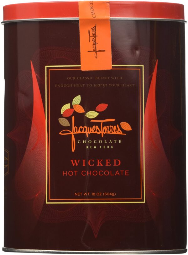 Jacques Torres Hot Chocolate Mix Wicked (Spicy) 510g Tin