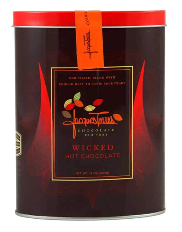 Jacques Torres Hot Chocolate Mix Wicked (Spicy) 510g Tin - Image 3