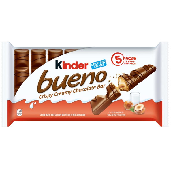Kinder Bueno Milk Chocolate & Hazelnut Cream 43g (Twin - Image 3