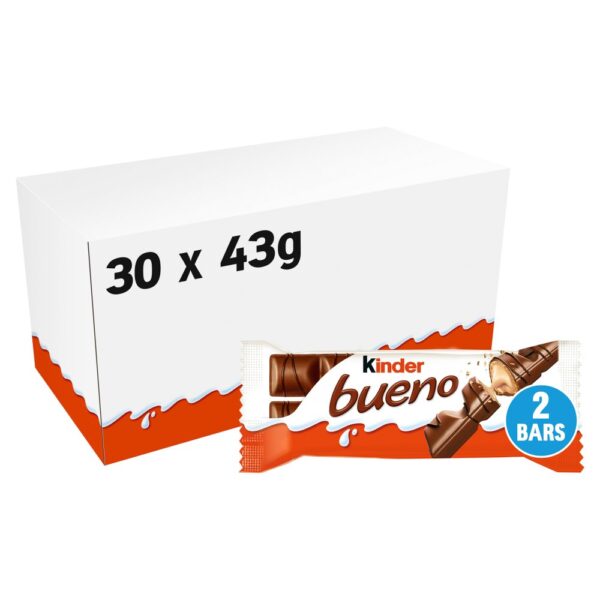 Kinder Bueno Milk Chocolate & Hazelnut Cream 43g (Twin - Image 5