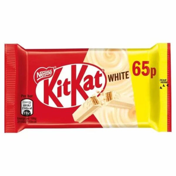 Kit Kat 4-Finger White Chocolate Bar Classic 41.5g - Image 2