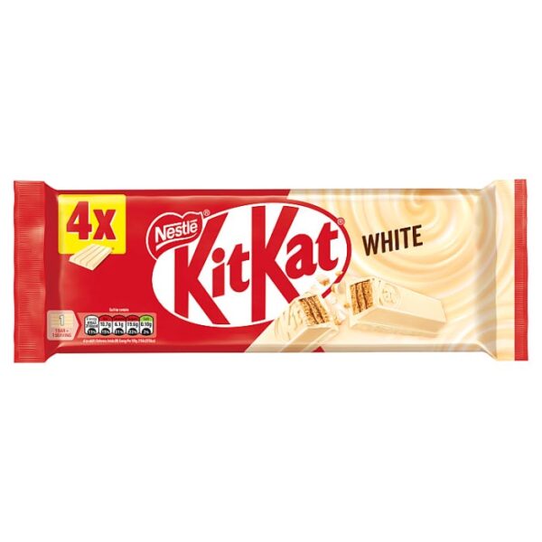 Kit Kat 4-Finger White Chocolate Bar Classic 41.5g - Image 4