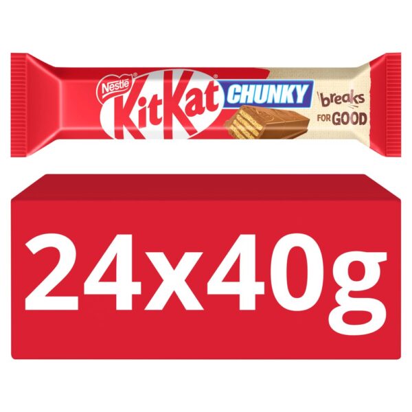 Kit Kat Chunky Bar Original Milk Chocolate 40g - Image 3