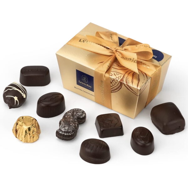 Leonidas All Dark Chocolate Assortment Ballotin Gift Box 500g - Image 4