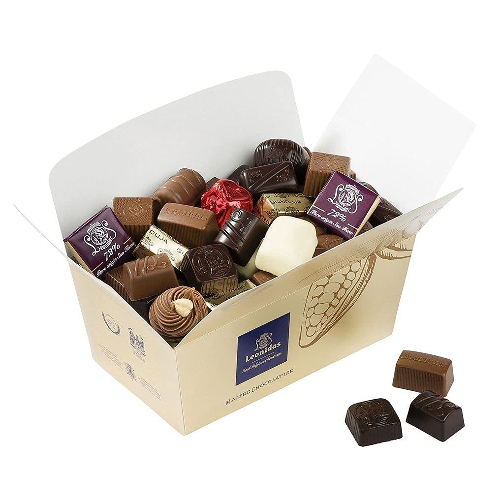 Leonidas All Milk Chocolate Assortment Ballotin Gift Box 500g