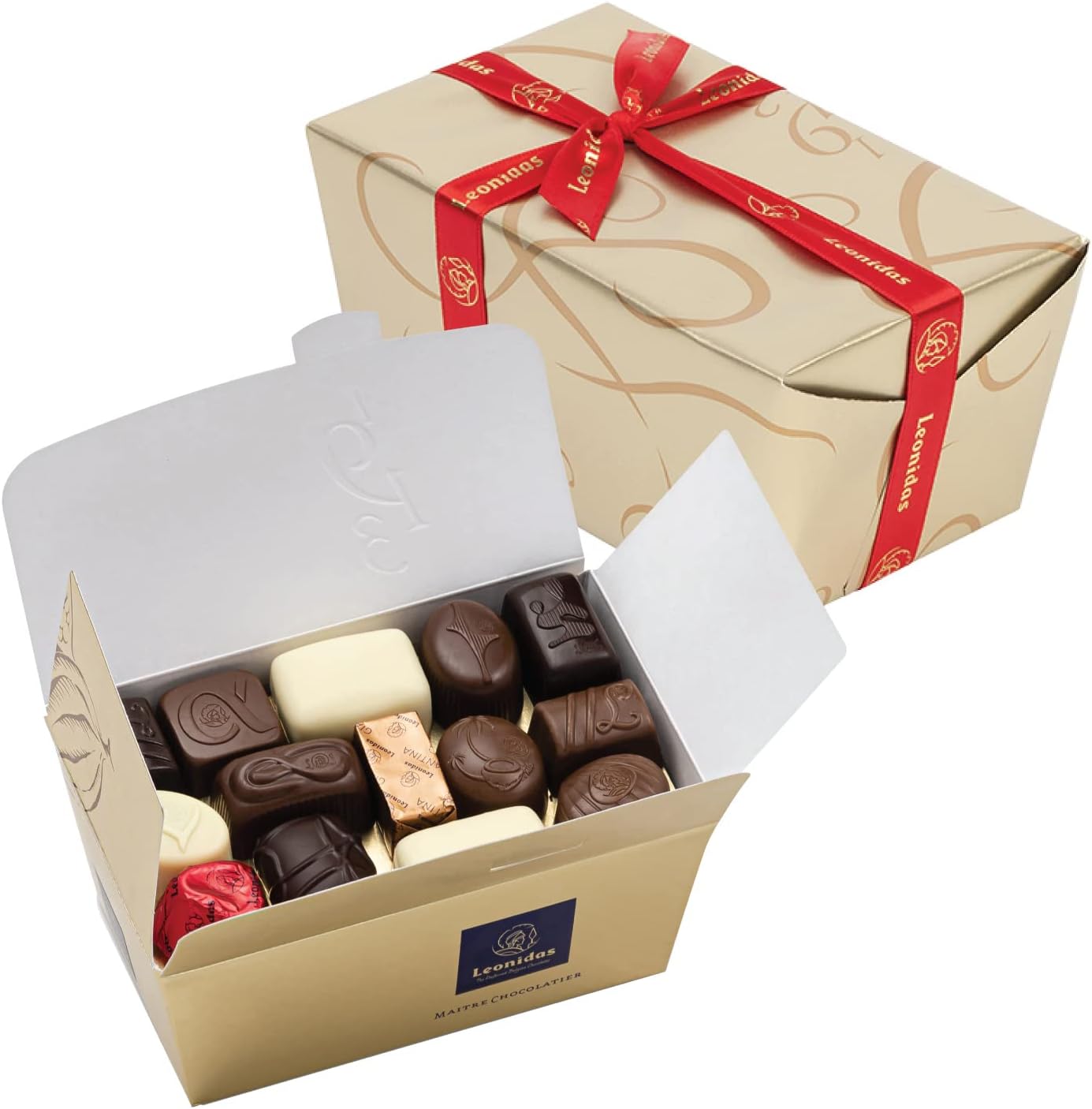 Leonidas All White Chocolate Assortment Ballotin Gift Box 500g - Image 3