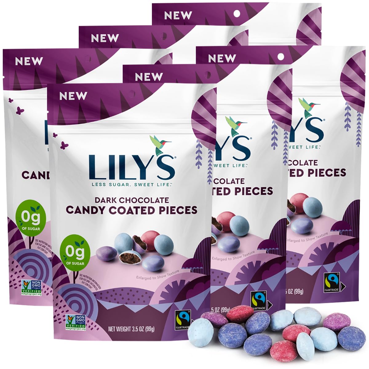 Lily's Sugar-Free Chocolate Covered Almonds 99g Bag