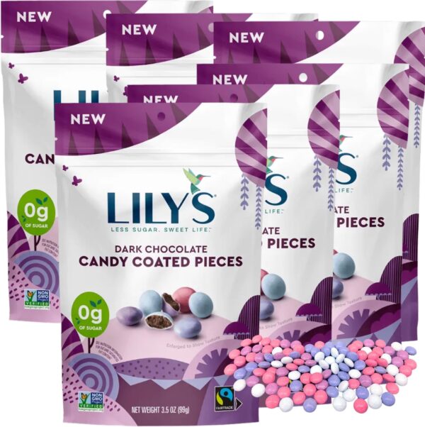 Lily's Sugar-Free Chocolate Covered Almonds 99g Bag - Image 2