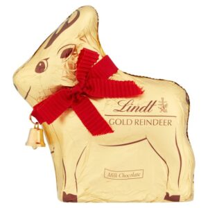 Lindt Chocolate Reindeer Christmas Novelty, Milk Chocolate 100g