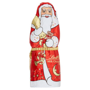 Lindt Chocolate Santa Christmas Novelty, Milk Chocolate 125g