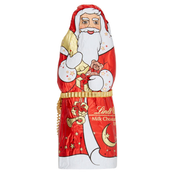 Lindt Chocolate Santa Christmas Novelty, Milk Chocolate 125g