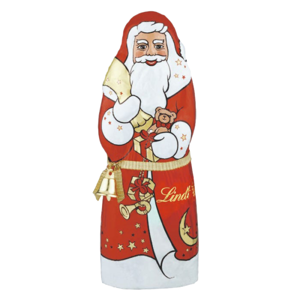 Lindt Chocolate Santa Christmas Novelty, Milk Chocolate 125g - Image 2