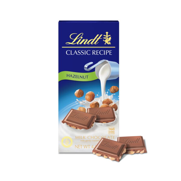 Lindt Classic Recipe Bar Hazelnut 125g - Image 3