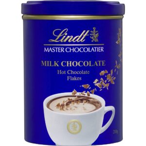 Lindt Hot Chocolate Milk Chocolate Flakes 210g Box