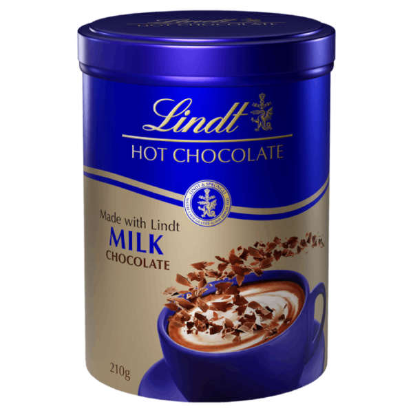Lindt Hot Chocolate Milk Chocolate Flakes 210g Box - Image 2