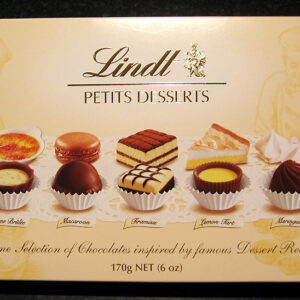 Lindt Petits Desserts Assorted Box (Mousse, Brownie, Tiramisu) 178g Box