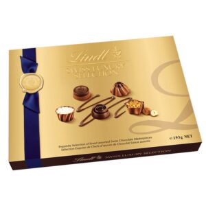 Lindt Swiss Luxury Selection Assorted Pralines 145g Box Luxury Gifting