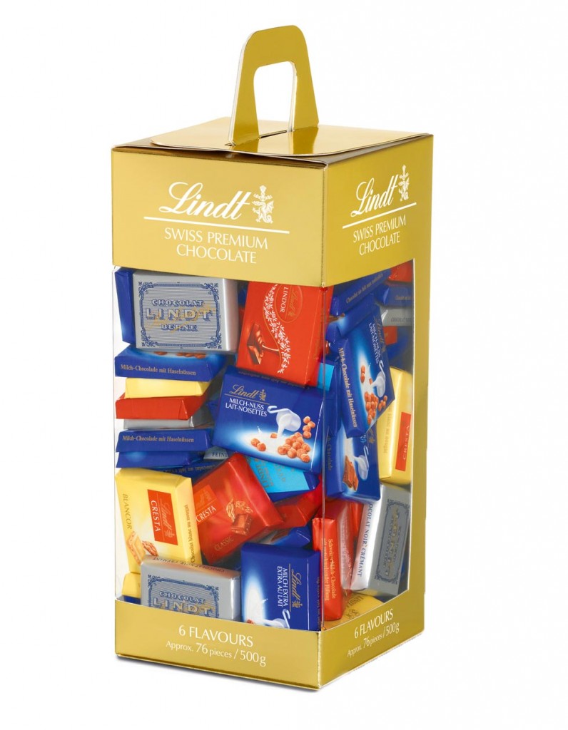 Lindt Swiss Premium Assorted Dark Napolitains 500g Box