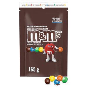 M&M's Milk Chocolate Candies Sharing Pouch 165g
