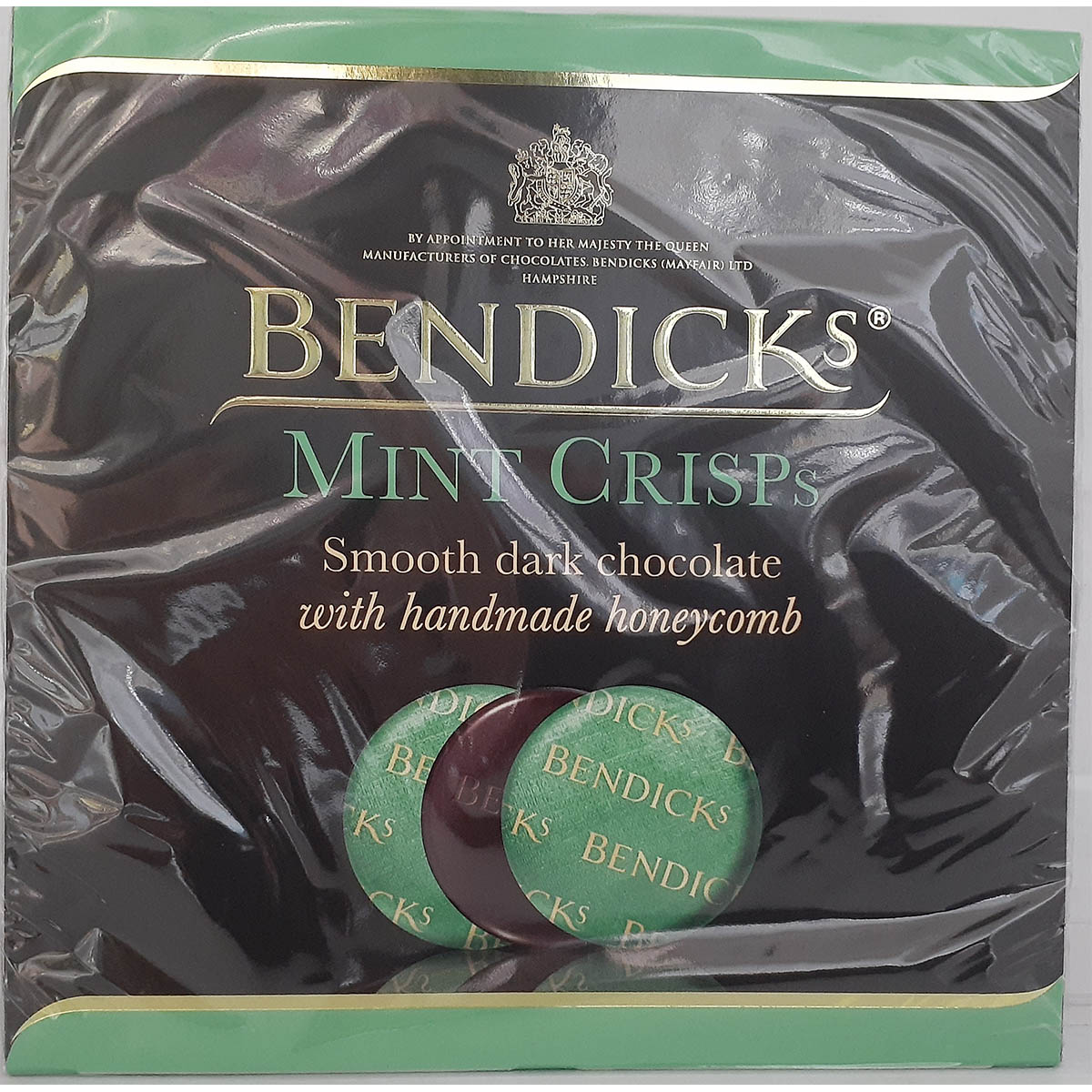 Mint Crisps Dark Chocolate with Honeycomb Mint 138g Box