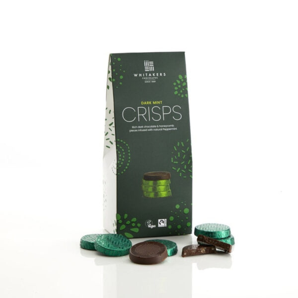 Mint Crisps Dark Chocolate with Honeycomb Mint 138g Box - Image 2