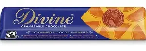 Divine Fairtrade Drinking Chocolate with Spiced Orange 300g Tub